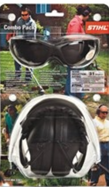 Stihl 7010 884 0361 PROTECTIVE GLASSES & HEARING PROTECTOR COMBO